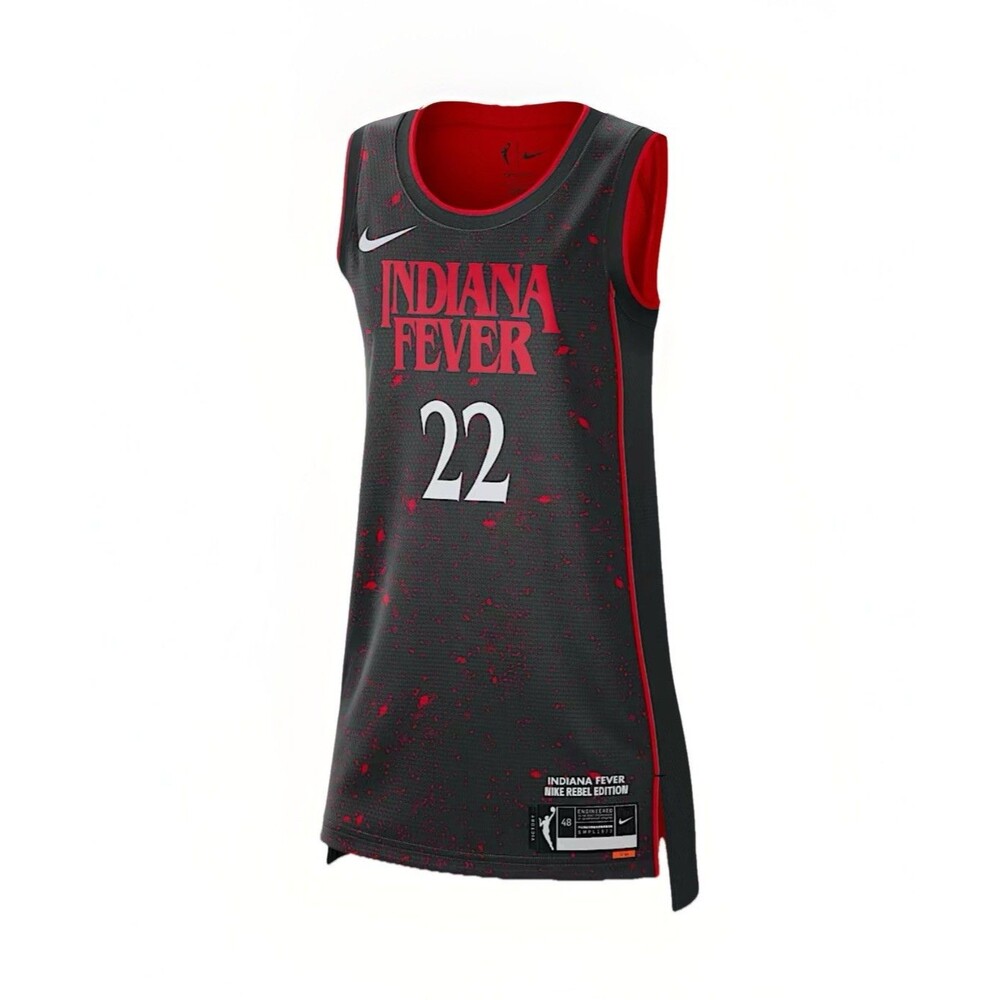 New Caitlin Clark  Stranger Things Rebel Nike Jersey Size XXL 56 INDIANA FEVER